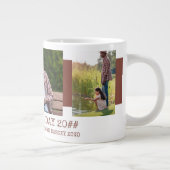 父の日お最高のじいんパ3フォトラストブラウン ジャンボコーヒーマグカップ (右)