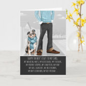 父の日からオーストラリアの羊飼い カード (黄色い花)