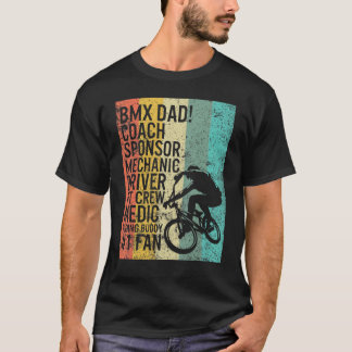 父の日から妻BMXパパダートバイクメディクリッド Tシャツ