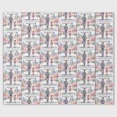 父の日から娘のカスタム文字 ラッピングペーパー (フラット)