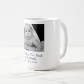 父の日から新生児写真 コーヒーマグカップ (正面右)