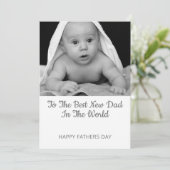 父の日から新生児写真 シーズンカード (スタンド正面)