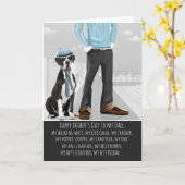 父の日から迎えた大きなダン カード (黄色い花)