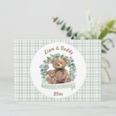 父の日かわいいクマの子 シーズンカード (スタンド正面)