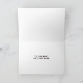 父の日かわいいタビー猫パパ カード (内部)