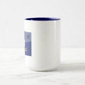 父の日かわいいパパと子供スニーカーMAG マグカップ (中央)