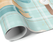 父の日かわいいラッピングエレガント紙パターン ラッピングペーパー (ロールコーナー)