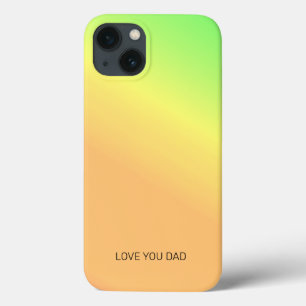 父の日かわいい魔法の熱帯の夏の色 iPhone 13ケース