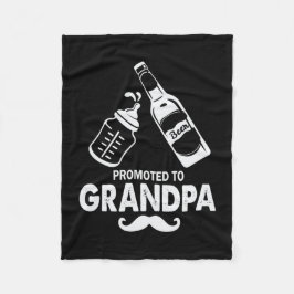 父の日がおじいちゃんに昇る フリースブランケット