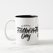 「父の日が写ったラバ祝グ ツートーンマグカップ (左)