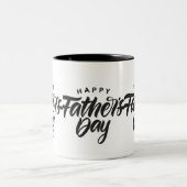 「父の日が写ったラバ祝グ ツートーンマグカップ (中央)