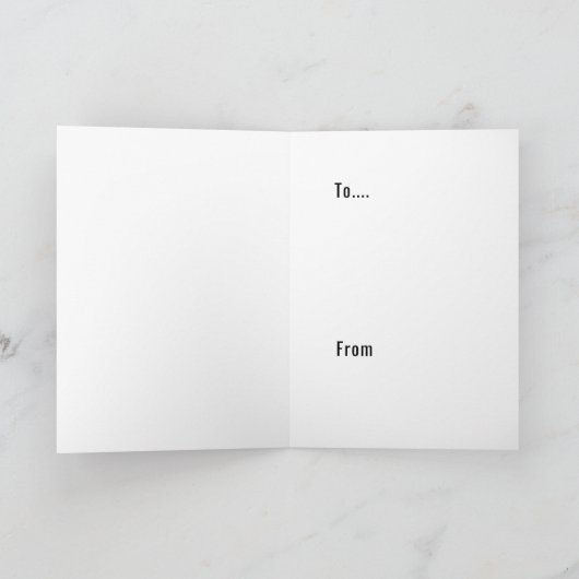 父の日が幸せなら私は君を雇わないおもしろい カード (内部)