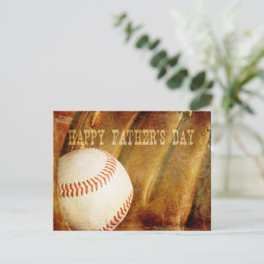 父の日が幸せに終わって野球が衰退 ポストカード (スタンド正面)