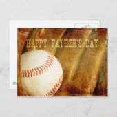 父の日が幸せに終わって野球が衰退 ポストカード (正面/裏面)