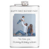 父の日が幸せ – 母とベビー | フラスク (正面)