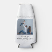 父の日が幸せ – 母とベビー | ボトルクーラー (正面)