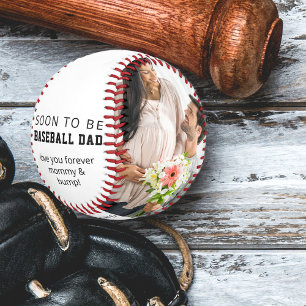 父の日すぐにパパ2の写真パーソナライズされた 野球ボール