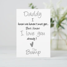 父の日すぐにパパ、ベビーバンプ