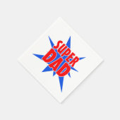 父の日すごいパパ スタンダードカクテルナプキン (角)