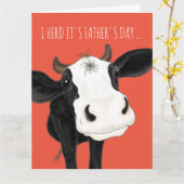 「父の日だって聞いたんだけど」カード カード (黄色い花)