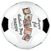 父の日で初めてのフォトサッカーボール サッカーボール (回転)