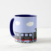 父の日と列車 マグカップ (正面左)