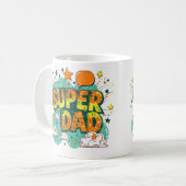 父の日と祝私たちのパパすごい コーヒーマグカップ (正面左)
