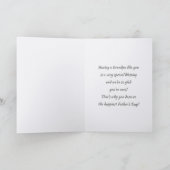 父の日におじいちゃん用フォトカカスタムード カード (内部)