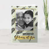 父の日におじいちゃん用フォトカカスタムード カード (正面)