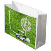 父の日にゴルフパパの誕生日ギフトfor Daddy ラージペーパーバッグ (正面アングル)