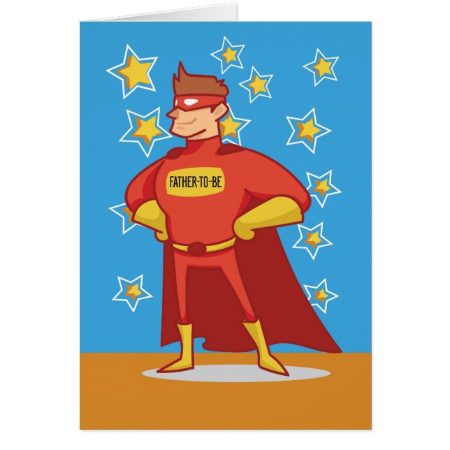 父の日にスーパーヒーローになる父 (正面)