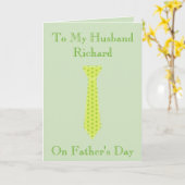 父の日に夫に カード (黄色い花)