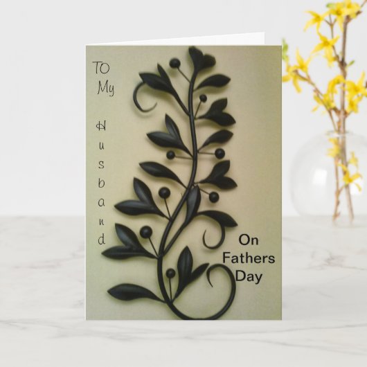 父の日に夫に カード (黄色い花)