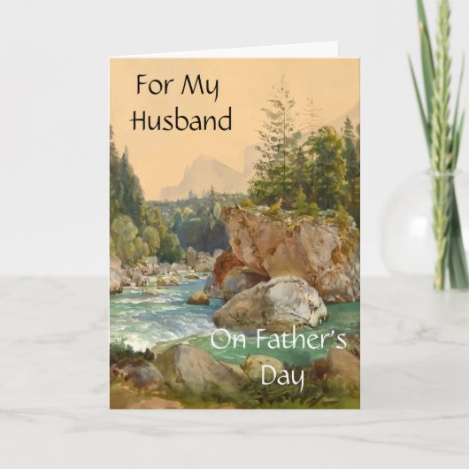 父の日に夫のために カード (正面)