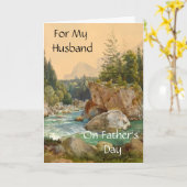 父の日に夫のために カード (黄色い花)