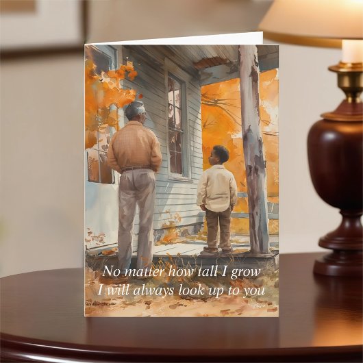 父の日に心から感傷的に カード