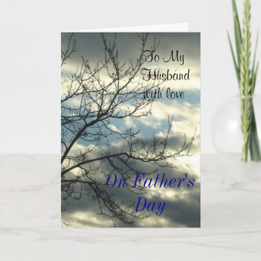 父の日に愛を持って夫に カード (正面)