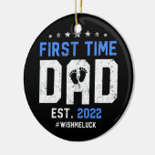 父の日に新しい父を初めて更新 セラミックオーナメント (左)