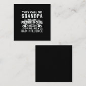 父の日に私をジジイと呼ぶ ノートカード (正面/裏面)