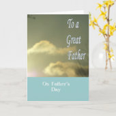 父の日に義理の息子に カード (黄色い花)