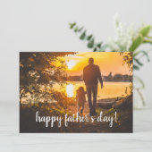 父の日に自分の写真を追加 カード (スタンド正面)