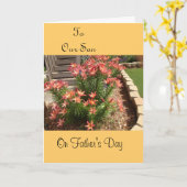 父の日に カード (黄色い花)