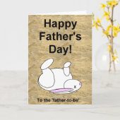 父の日のいたずらカード カード (黄色い花)