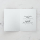 父の日のおじいさんかわいいバニー カード (内部)