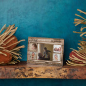 父の日のおじいさん5フォトコラージウッド フォトプラーク (側面)