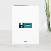 父の日のおじいちゃん。デニムパターン カード (裏面)