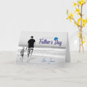 父の日のおめでとうカード カード (黄色い花)