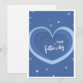 父の日のおめでとうカード シーズンカード (正面/裏面)