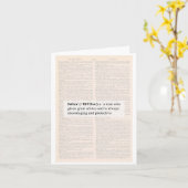 父の日のおめでとうカード 父の定義 カード (黄色い花)