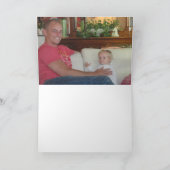 『父の日のおめでとう』 カード (内部)